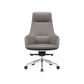 Fixed Arms Modern Desk Chair No Distressing Leather Ergonomic Office Chair with Wheels Clearhalo 'furn' 'furn_office_chair' 'Furniture' 'Office Chairs' 'Office Furniture' 'office_chair' 6801223