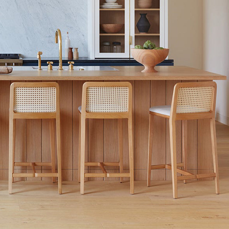 Solid Wood Counter Height Stools Armless Modern Bar and Counter Stool Clearhalo 'Bar Furniture' 'Bar Stools' 'bar_stools' 'furn' 'furn_bar_stools' 'Furniture' 'Kitchen & Dining Furniture' 6801388