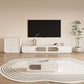 Modern TV Stand Console Wooden TV Media Console with 2 Drawers Clearhalo 'furn' 'furn_tv_stands_entertainment_centers' 'Furniture' 'Living Room Furniture' 'TV Stands & Entertainment Centers' 'TV Stands & Media Storage Furniture' 'tv_stands_entertainment_centers' 6801417