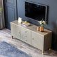 Modern TV Stand Console Solid Wood TV Media Console with Drawers Clearhalo 'furn' 'furn_tv_stands_entertainment_centers' 'Furniture' 'Living Room Furniture' 'TV Stands & Entertainment Centers' 'TV Stands & Media Storage Furniture' 'tv_stands_entertainment_centers' 6801514