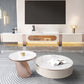 Console porta TV con contenitore chiuso Console TV Glam con cassetti
