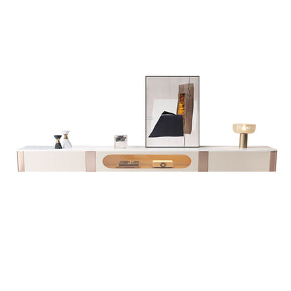 Console porta TV con contenitore chiuso Console TV Glam con cassetti