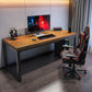 Solid Wood Rectangular Gaming Desk 29.53" Tall Computer Desk with Sled Base Clearhalo 'furn' 'furn_office_desk' 'Furniture' 'Office Desks' 'Office Furniture' 'office_desk' 6801617