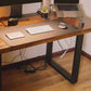 Solid Wood Rectangular Gaming Desk 29.53" Tall Computer Desk with Sled Base Clearhalo 'furn' 'furn_office_desk' 'Furniture' 'Office Desks' 'Office Furniture' 'office_desk' 6801623