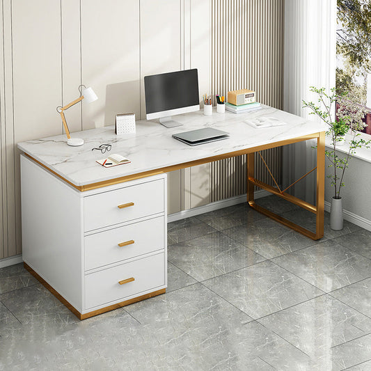 Glam Rechteckiger Schreibtisch hölzerne Büroschreibtisch für Bürohaus