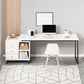 Glam Rectangular Writing Desk Wooden Office Desk for Office Home