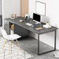 Glam Rectangular Writing Desk Wooden Office Desk for Office Home