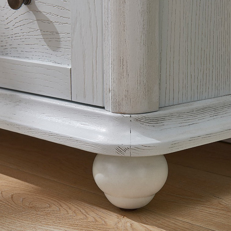 Wooden Standard Bookcase Contemporary Closed Back Bookshelf with Doors