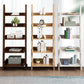 Ladder Open Back Standard Bookshelf Modern Style Wooden Bookcase