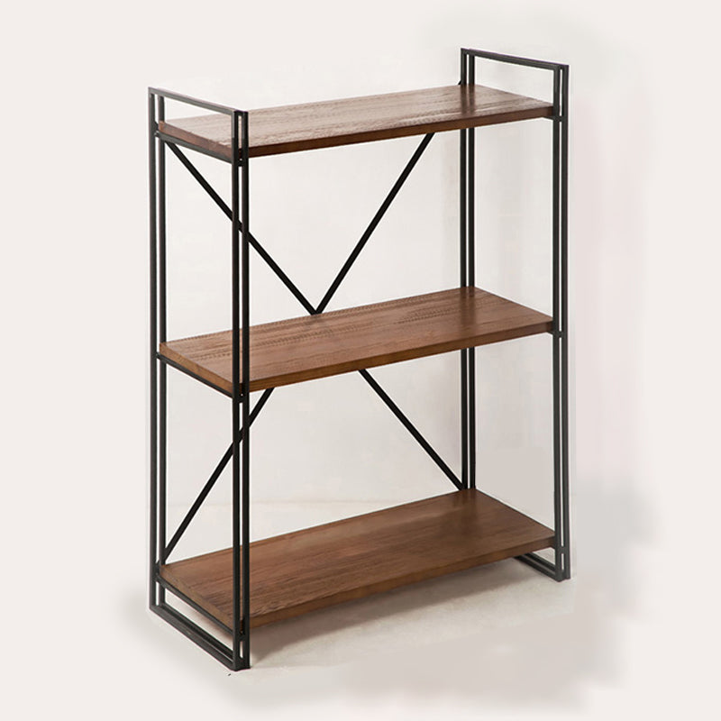 Wooden Open Back Bookshelf Etagere Industrial Bookcase with Shelves Clearhalo 'Bookcases' 'furn' 'furn_bookcases' 'Furniture' 'Office Furniture' 6801953