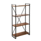 Wooden Open Back Bookshelf Etagere Industrial Bookcase with Shelves Clearhalo 'Bookcases' 'furn' 'furn_bookcases' 'Furniture' 'Office Furniture' 6801958
