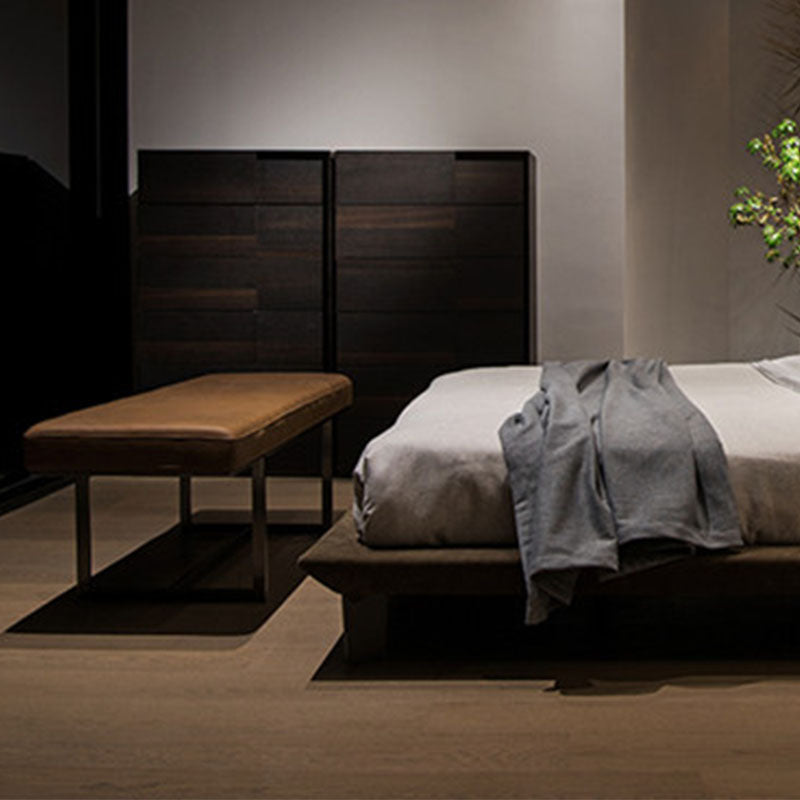 15.6" W Industrial Entryway Bench Rectangle Seating Bench with Upholstered Clearhalo 'Benches' 'Chairs & Seating' 'furn' 'furn_benches' 'Furniture' 'Living Room Furniture' 6807094