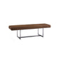 15.6" W Industrial Entryway Bench Rectangle Seating Bench with Upholstered Clearhalo 'Benches' 'Chairs & Seating' 'furn' 'furn_benches' 'Furniture' 'Living Room Furniture' 6807103