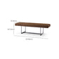 15.6" W Industrial Entryway Bench Rectangle Seating Bench with Upholstered Clearhalo 'Benches' 'Chairs & Seating' 'furn' 'furn_benches' 'Furniture' 'Living Room Furniture' 6807105