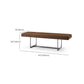 15.6" W Industrial Entryway Bench Rectangle Seating Bench with Upholstered Clearhalo 'Benches' 'Chairs & Seating' 'furn' 'furn_benches' 'Furniture' 'Living Room Furniture' 6807106