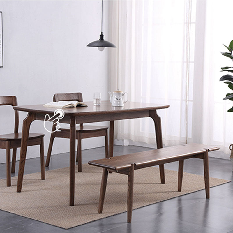 16.38-inch Height Solid Wood Seating Bench Modern Rectangle Bench Clearhalo 'Benches' 'Chairs & Seating' 'furn' 'furn_benches' 'Furniture' 'Living Room Furniture' 6807126