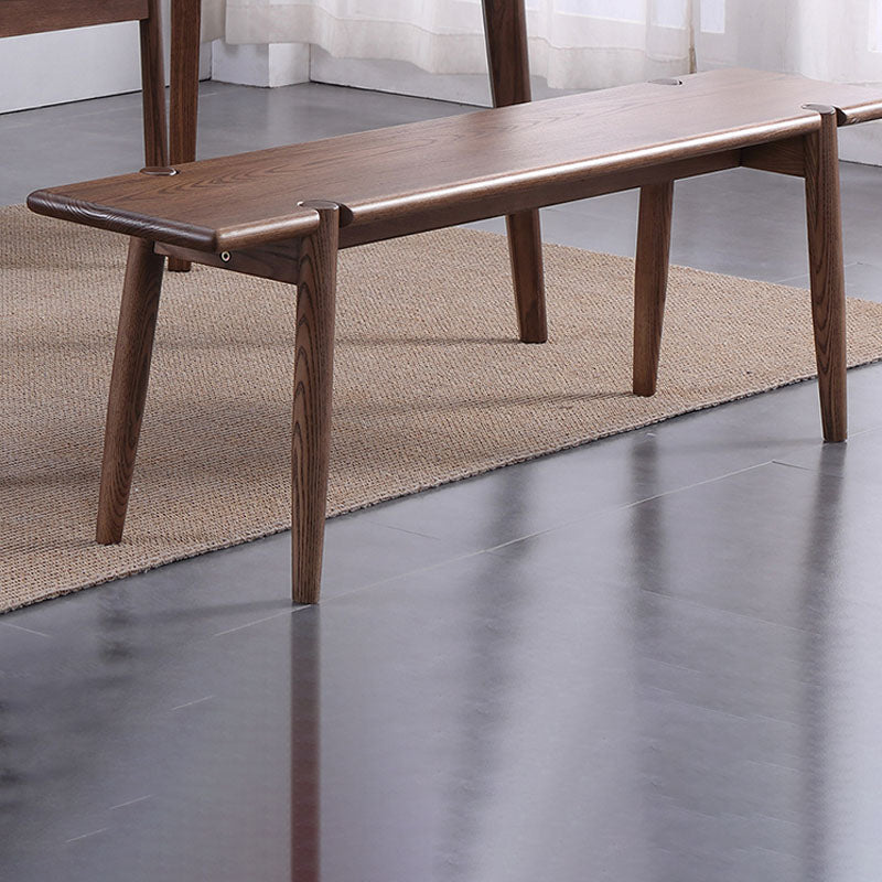 16.38-inch Height Solid Wood Seating Bench Modern Rectangle Bench Clearhalo 'Benches' 'Chairs & Seating' 'furn' 'furn_benches' 'Furniture' 'Living Room Furniture' 6807127