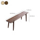 16.38-inch Height Solid Wood Seating Bench Modern Rectangle Bench Clearhalo 'Benches' 'Chairs & Seating' 'furn' 'furn_benches' 'Furniture' 'Living Room Furniture' 6807134