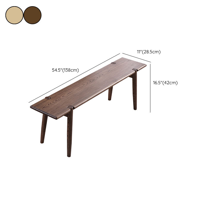 16.38-inch Height Solid Wood Seating Bench Modern Rectangle Bench Clearhalo 'Benches' 'Chairs & Seating' 'furn' 'furn_benches' 'Furniture' 'Living Room Furniture' 6807135