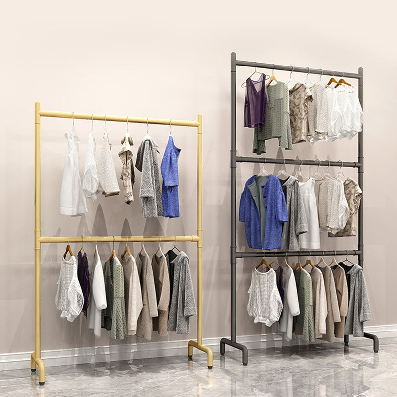 Eigentijdse hal boom metaal ingelijst 2 hangende rail ingang jashanger