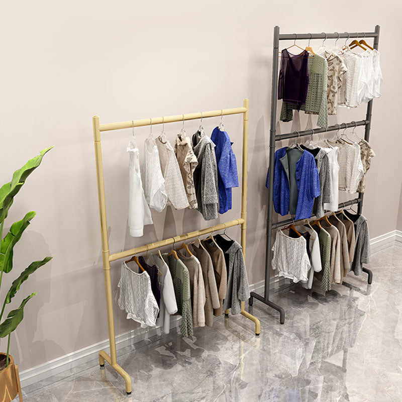 Eigentijdse hal boom metaal ingelijst 2 hangende rail ingang jashanger