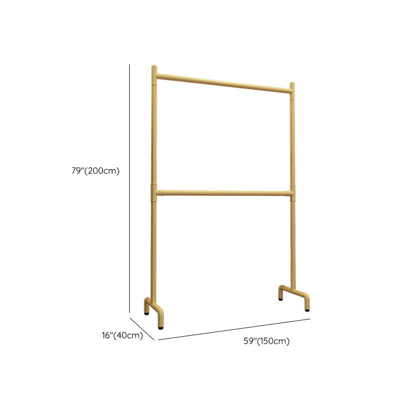 Eigentijdse hal boom metaal ingelijst 2 hangende rail ingang jashanger