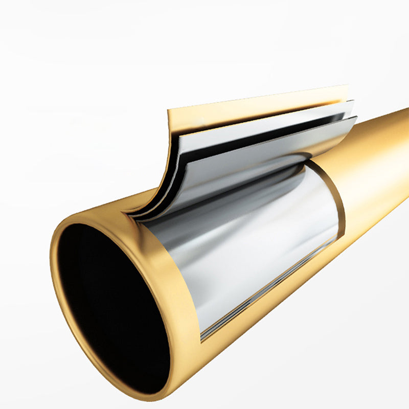 Modern Style Coat Rack Multilayer Shelves Metallic Free Standing Coat Rack Clearhalo 'Entry & Mudroom Furniture' 'furn' 'furn_hall_tree_coat_racks' 'Furniture' 'Hall Trees & Coat Racks' 'hall_tree_coat_racks' 6807475