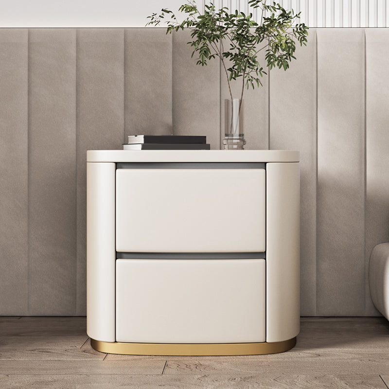 Contemporary Accent Table Nightstand Drawer Storage Antique Finish Bed Nightstand Clearhalo 'Bedroom Furniture' 'furn' 'furn_night_stand' 'Furniture' 'night_stand' 'Nightstands' 6810510