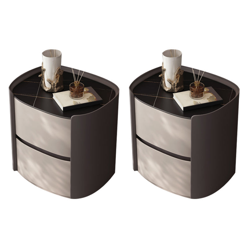 モダンなアクセントテーブルナイトスタンドアンティークフィニッシュベッドナイトスタンドの引き出し付き