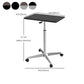 Rectangular Shaped Standing Desk Black/Grey Writing Desk for Office