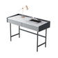 Scrivania rettangolare in pietra moderna 29,53 "scrivania alta con 2 cassetti