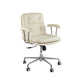 Leather Fixed Arms Desk Chair Modern No Distressing Ergonomic Office Chair with Wheels Clearhalo 'furn' 'furn_office_chair' 'Furniture' 'Office Chairs' 'Office Furniture' 'office_chair' 6811182