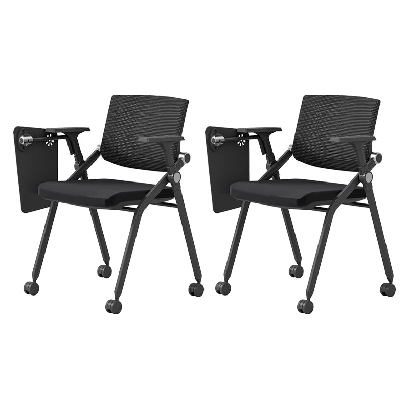 31.2インチの高さデスクチェア腕付き現代的な金属オフィスチェア