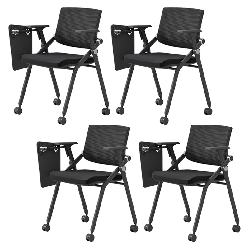 31.2インチの高さデスクチェア腕付き現代的な金属オフィスチェア