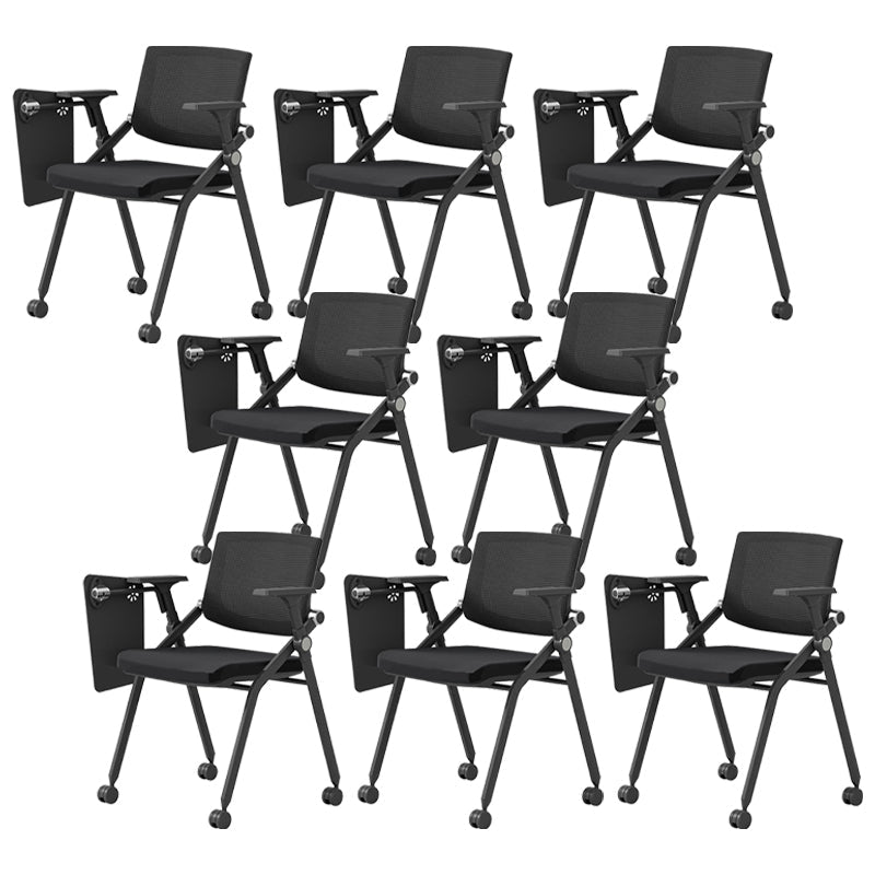 31.2インチの高さデスクチェア腕付き現代的な金属オフィスチェア