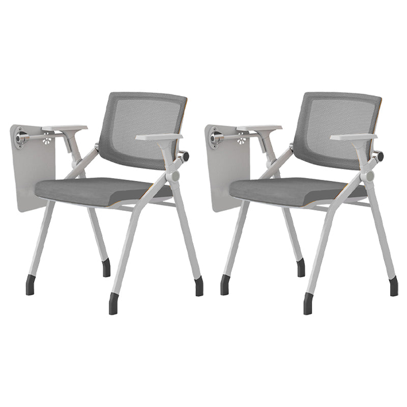 31.2インチの高さデスクチェア腕付き現代的な金属オフィスチェア