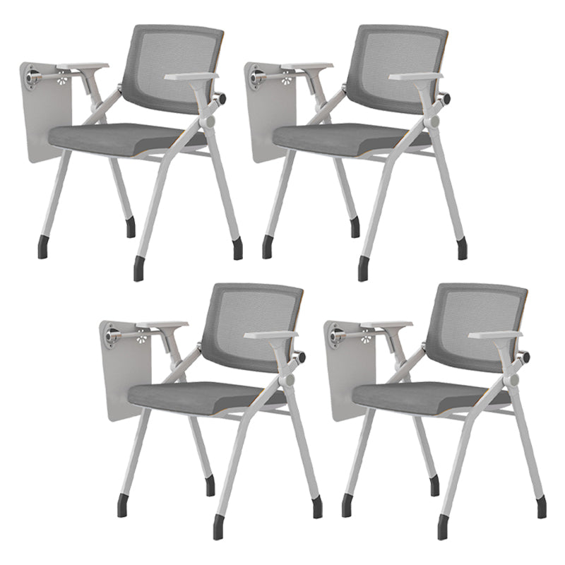 31.2インチの高さデスクチェア腕付き現代的な金属オフィスチェア