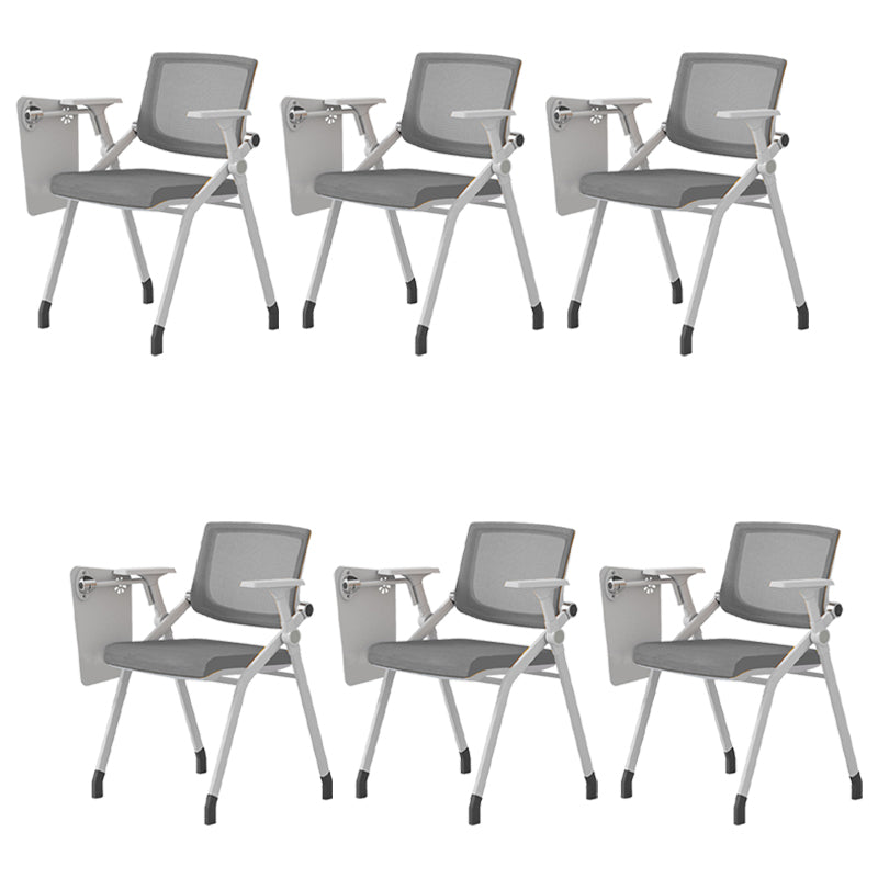 31.2インチの高さデスクチェア腕付き現代的な金属オフィスチェア