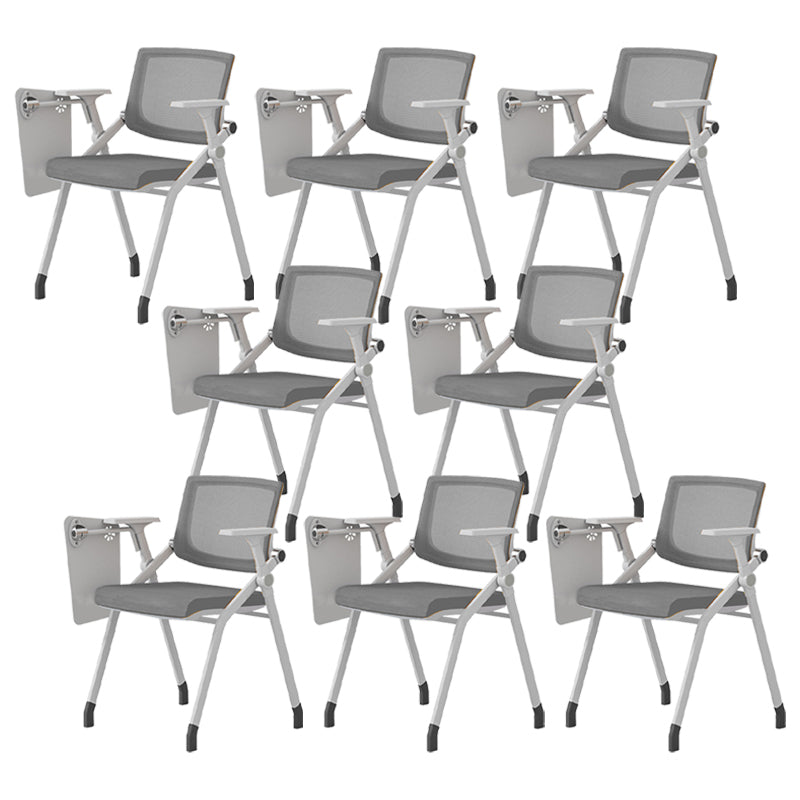 31.2インチの高さデスクチェア腕付き現代的な金属オフィスチェア