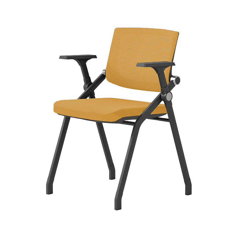 31.2インチの高さデスクチェア腕付き現代的な金属オフィスチェア