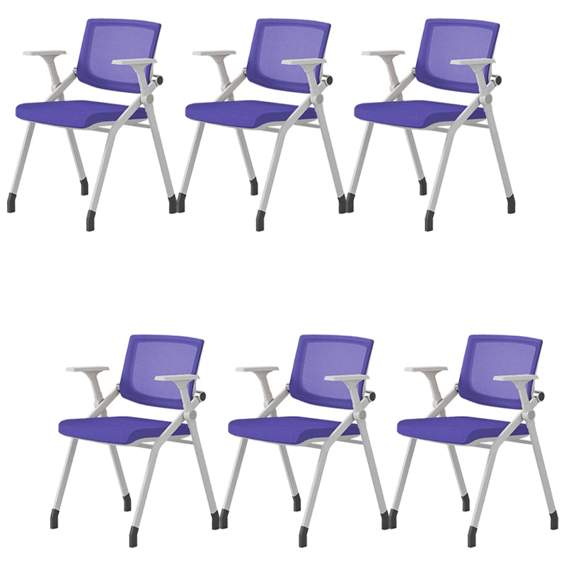 31.2インチの高さデスクチェア腕付き現代的な金属オフィスチェア