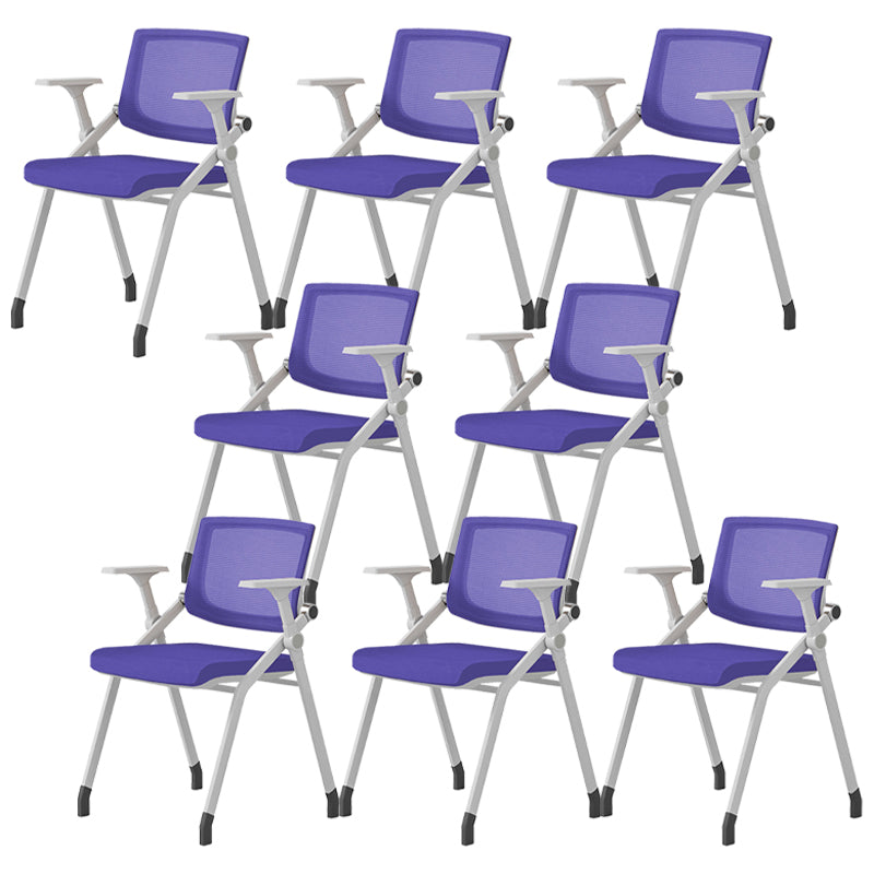 31.2インチの高さデスクチェア腕付き現代的な金属オフィスチェア