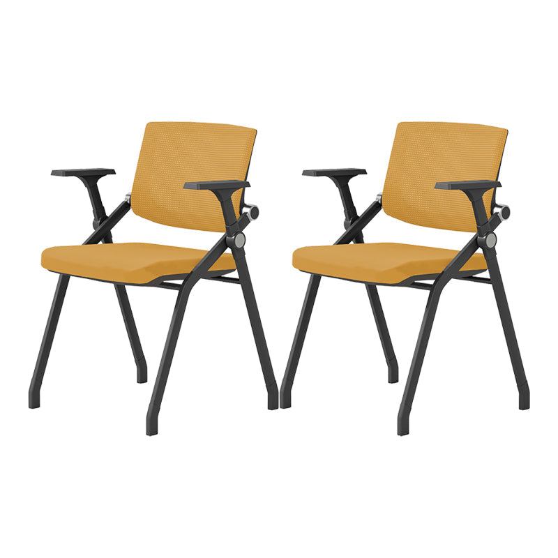 31.2インチの高さデスクチェア腕付き現代的な金属オフィスチェア