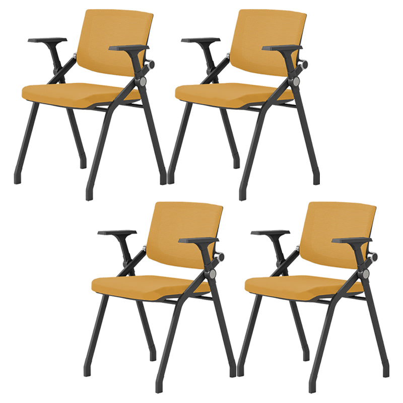 31.2インチの高さデスクチェア腕付き現代的な金属オフィスチェア