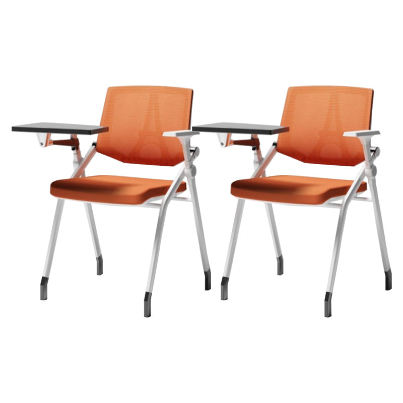 31.2インチの高さデスクチェア腕付き現代的な金属オフィスチェア