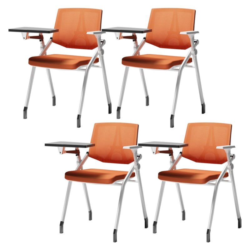 31.2インチの高さデスクチェア腕付き現代的な金属オフィスチェア