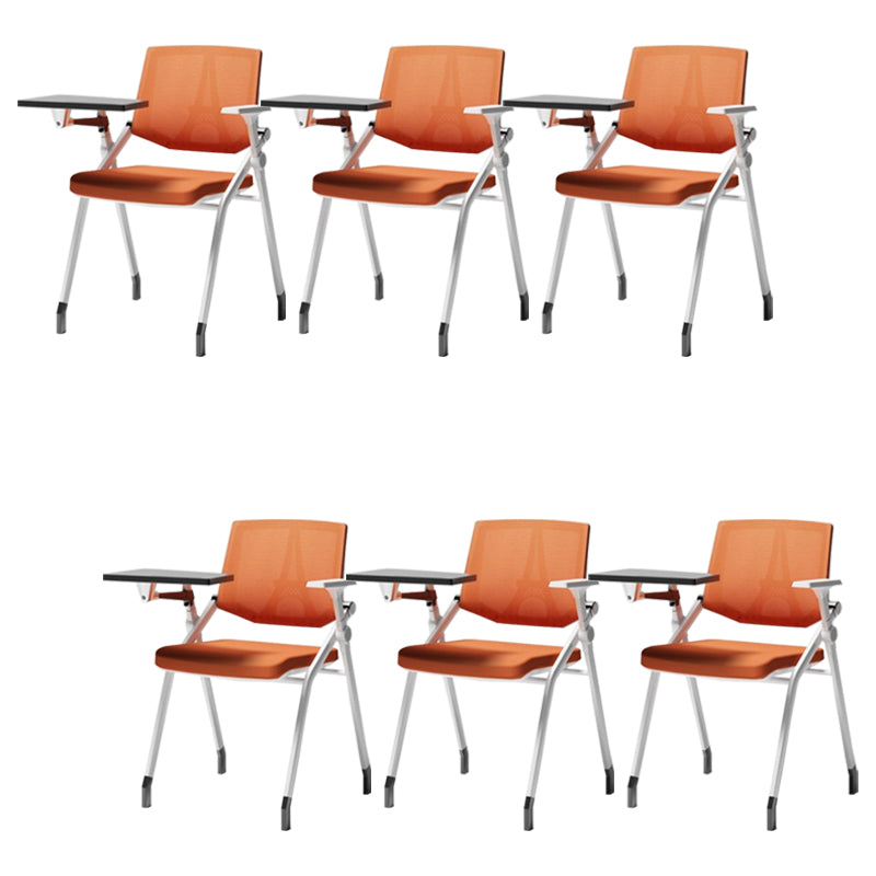 31.2インチの高さデスクチェア腕付き現代的な金属オフィスチェア