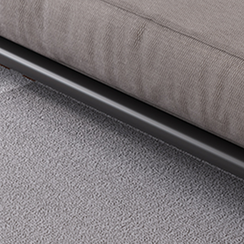 Modern Style Convertible Sofa Round Arm Upholstered Sofa Bed with Mattress Clearhalo 'furn' 'furn_futons' 'Furniture' 'Futons & Daybeds' 'Futons' 'Living Room Furniture' 6811545