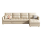 33"H Scandinavian Sofa Bed White Cushion Back Sleeper Sofa with Storage Right Clearhalo 'furn' 'furn_futons' 'Furniture' 'Futons & Daybeds' 'Futons' 'Living Room Furniture' 6811767