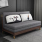 31 "divano futon largo glam in pelle grigio divano per dormiente futon